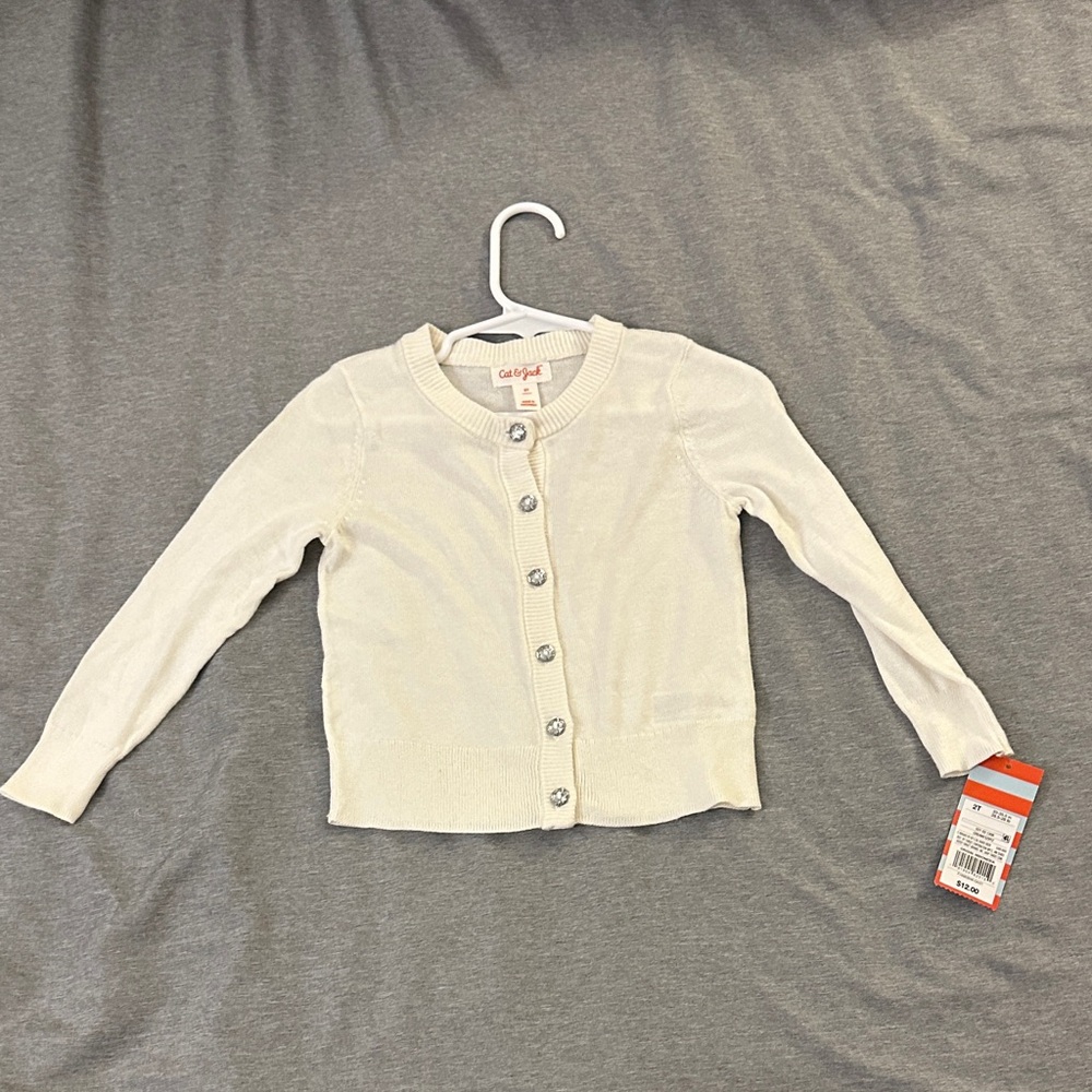 Cat &‎ Jack Cream Button Down Shirt